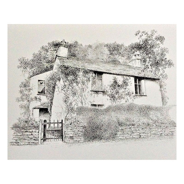 Wordsworth's Cottage, Original Framed Pen Drawing