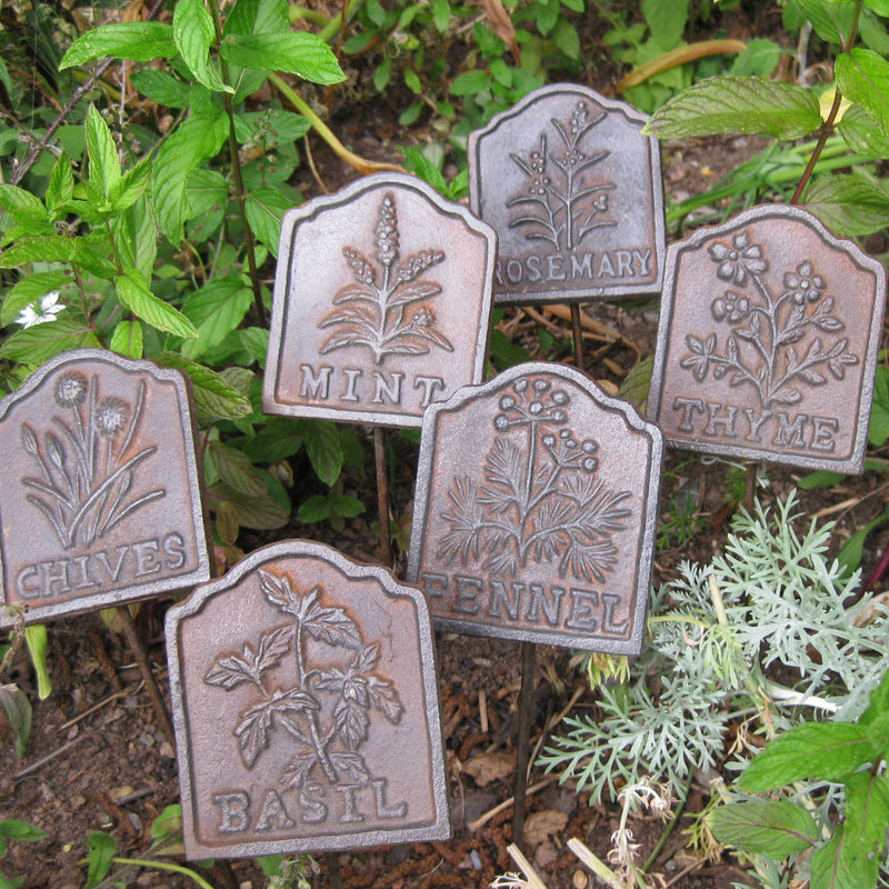 Herb Signs (set of 8) Rustic
