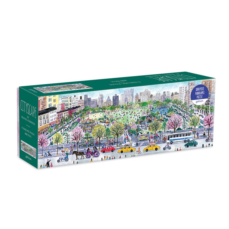 Michael Storrings: Cityscape Panoramic puzzle - 1000 pieces