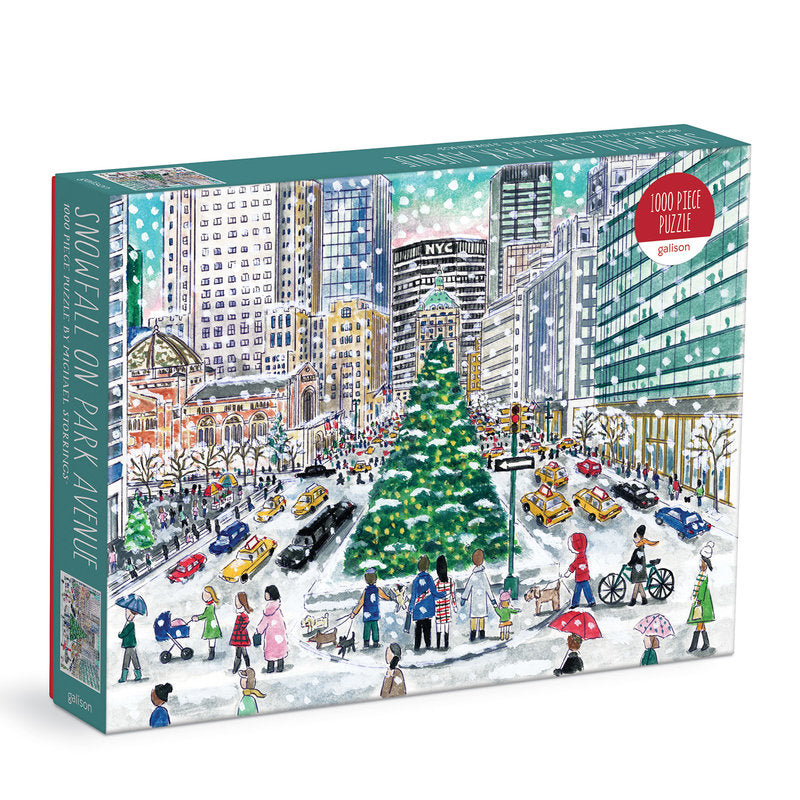 Michael Storrings: Snowfall on Park Avenue Puzzle - 1000 Pieces