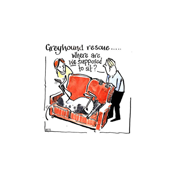 Considerations when adopting a Greyhound Greetings Card