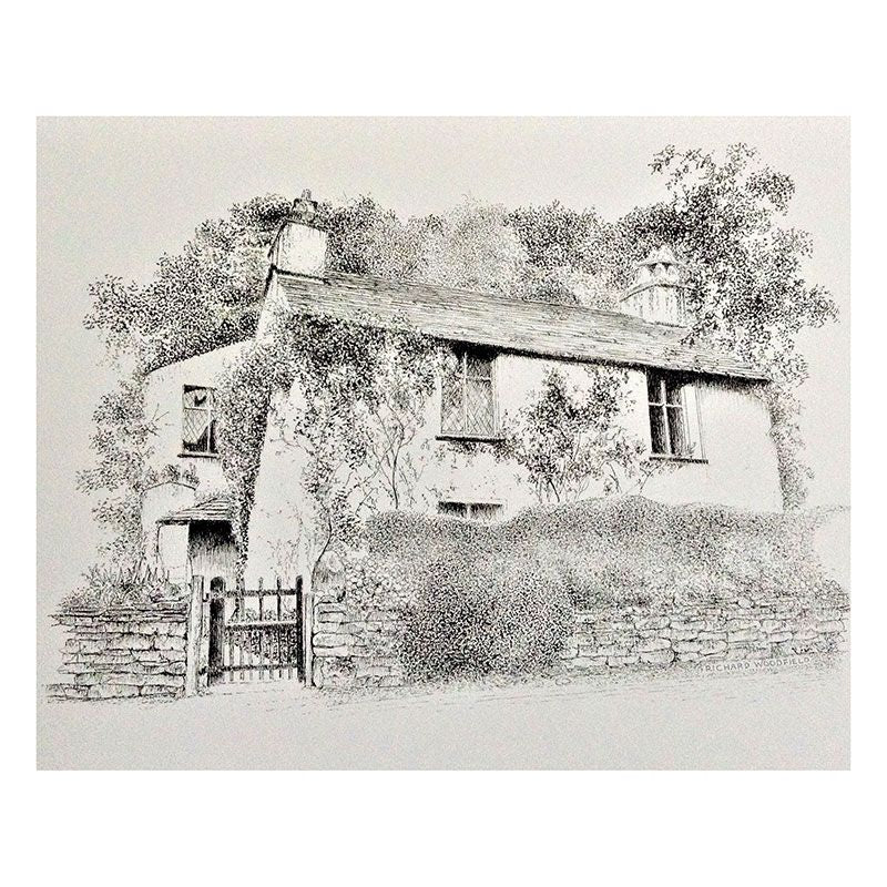 Wordsworth's Cottage, Original Framed Pen Drawing