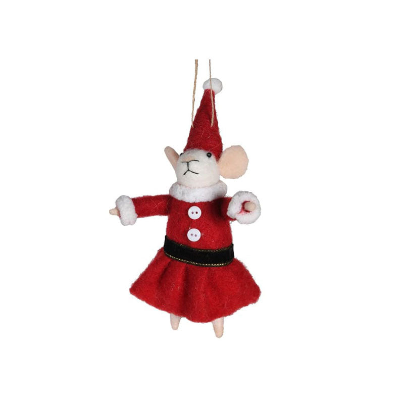 Mrs Claus Mouse Decoration