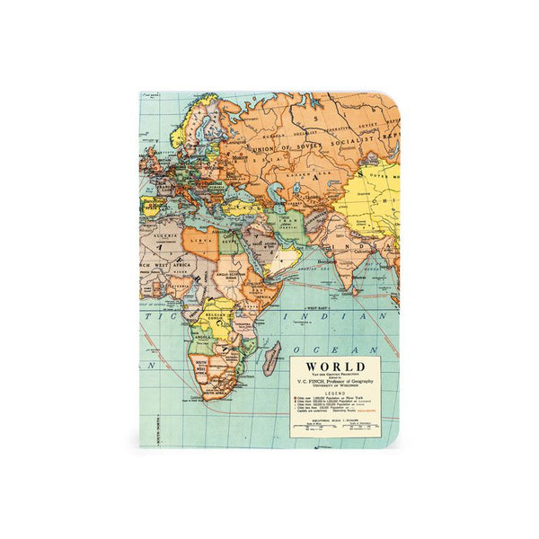 World Maps 3 Mini Notebooks