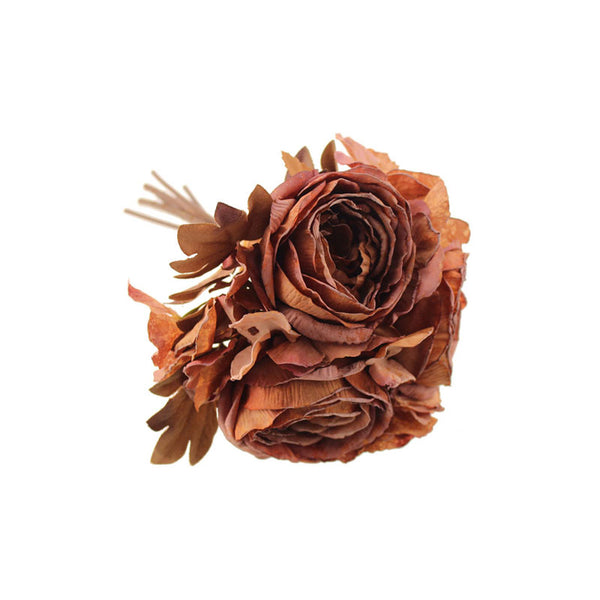 Dried Image Rose/Hydrangea Rust Bundle 28cm