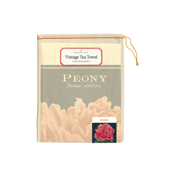 Botanica - Peony Tea Towel