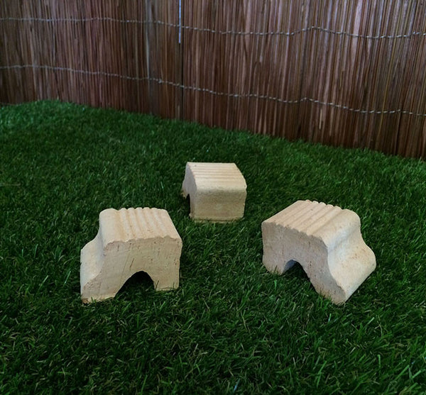Small Terracotta Pot Feet - Set Of Three