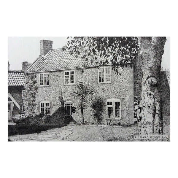 Holly Cottage, Original Framed Pen Drawing