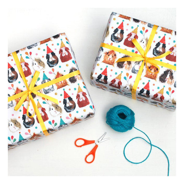 Party Guinea Pig Wrapping Paper - 1 Sheet